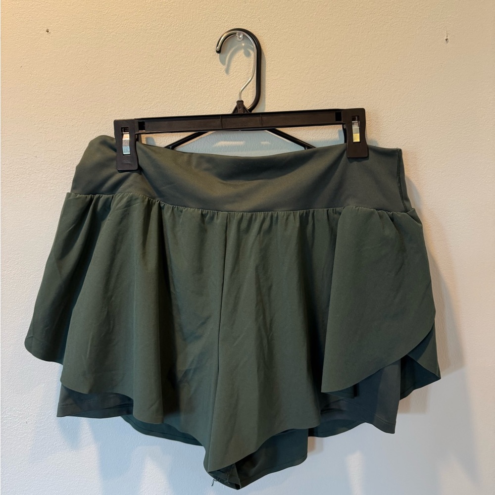 All in Motion Dark Green Athletic Shorts